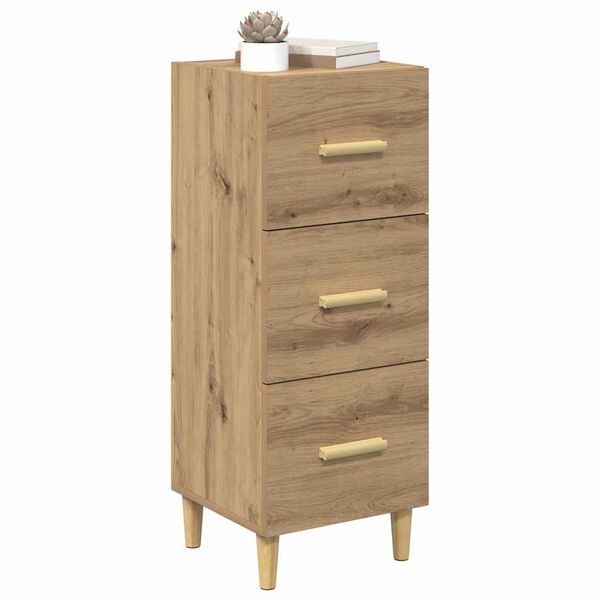 vidaXL Sideboard artisan eg 34.5 x 34 x 90 cm Konstrueret tr&aelig;