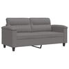 vidaXL 2-personers sofa 140 cm stof mikrofiberstof