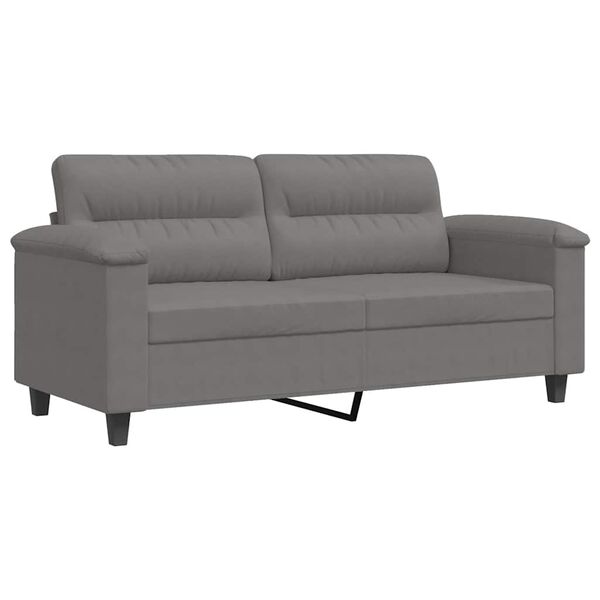 vidaXL 2-personers sofa 140 cm stof mikrofiberstof