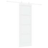 vidaXL Skyded&oslash;r 73,5 x 211 cm Konstrueret tr&aelig; Hvid