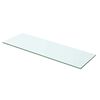 vidaXL hylde glaspanel klar 60x15 cm
