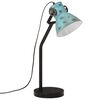 vidaXL skrivebordslampe 25 W 17x17x60 cm E27 rustik blå