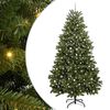 vidaXL Kunstigt juletr&aelig; 300 cm 300 LED'er Varm hvid PVC og St&aring;l Gr&oslash;n