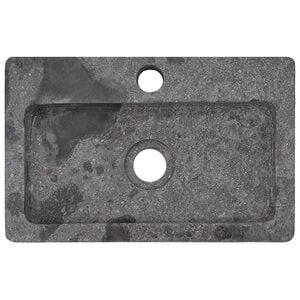vidaXL v&aelig;gh&aelig;ngt h&aring;ndvask 38x24x6,5 cm marmor gr&aring;