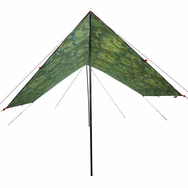 vidaXL tarp 438x376x212 cm vandtæt camouflage