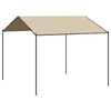 vidaXL pavillon 3x3 m st&aring;l og stof beige