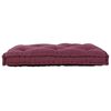 vidaXL Modulsofa Bordeaux 120 x 80 x 12 cm Stof