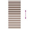 vidaXL zebragardin brun 100x230 cm stofbredde 95,9 cm polyester