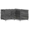 vidaXL L-formet havem&oslash;belovertr&aelig;k 185x185x90 cm 12 &oslash;jer