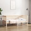 vidaXL daybed med reol uden madras 100x200 cm massivt fyrretræ