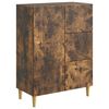 vidaXL Sideboard med skuffe R&oslash;get eg 66 x 34,5 x 90 cm Konstrueret tr&aelig;
