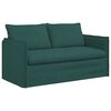 vidaXL Sofa S&aelig;t 2 pcs M&oslash;rkegr&oslash;n 196 x 82 x 85 cm Stof