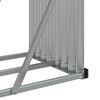 vidaXL brændeholder antracit 234x45x100 cm galvaniseret stål
