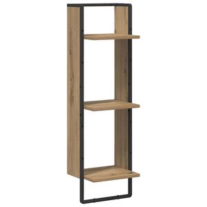 vidaXL V&aelig;ghylde Artisan Egetr&aelig; 30 x 25 x 100 cm Konstrueret tr&aelig;