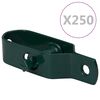vidaXL hegnstr&aring;dstrammere 250 stk. 90 mm st&aring;l gr&oslash;n