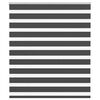 vidaXL zebragardin sort 125x100 cm stofbredde 120,9 cm polyester