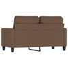 vidaXL 2-personers sofa 120 cm stof brun