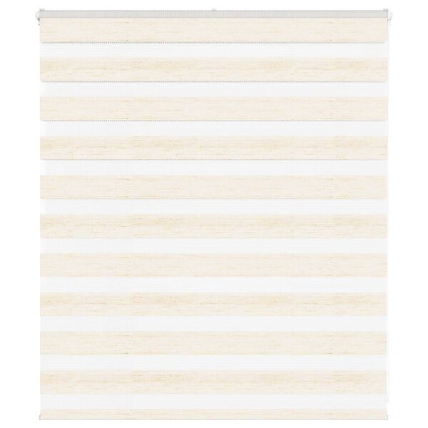 vidaXL zebragardin marmorbeige 125x100 cm stofbredde 120,9cm polyester