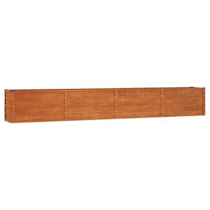 vidaXL h&oslash;jbed 320x40x45 cm cortenst&aring;l rustfarvet