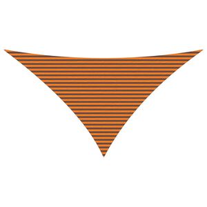 vidaXL Solskygge sejl Orange og Brun 7 x 5 x 5 m 100% polyester Oxford