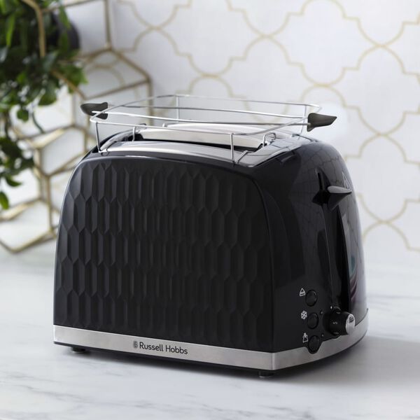 Russell Hobbs br&oslash;drister til 2 skiver Honeycomb sort