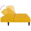 vidaXL 2-personers sovesofa fl&oslash;jl gul