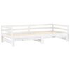 vidaXL daybed med udtræk 2x(90x200) cm massivt fyrretræ