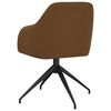 vidaXL spisebordsstole 4 stk. velour brun