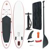 vidaXL paddleboard oppusteligt r&oslash;d og hvid
