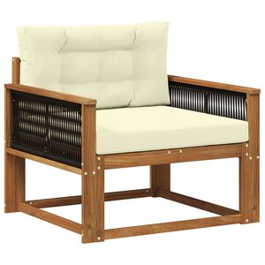 vidaXL Udend&oslash;rs Mellem Sofa Massivt Akacietr&aelig; Naturfarvet