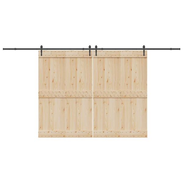 vidaXL skinnes&aelig;t til skyded&oslash;r 427 cm st&aring;l sort