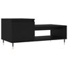 vidaXL sofabord 100x50x45 cm konstrueret tr&aelig; sort