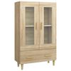 vidaXL skab 70x31x115 cm konstrueret tr&aelig; sonoma-eg