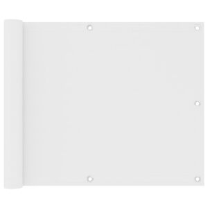 vidaXL altanafsk&aelig;rmning 75x300 cm oxfordstof hvid