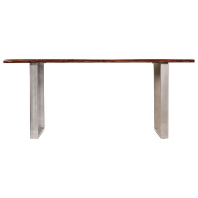 vidaXL spisebord i massivt sheeshamtræ 180 x 90 x 76 cm