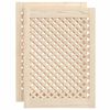 vidaXL skabsl&aring;ger 2 stk. 49,5x69 cm gitterdesign massivt fyrretr&aelig;