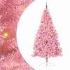 vidaXL Kunstig Forbelyst Juletr&aelig; med 300 LED'er Lyser&oslash;d 240 cm PVC