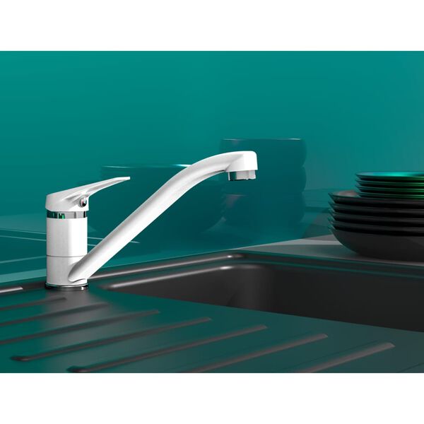 EISL blandingsbatteri til k&oslash;kken SPEED hvid-krom