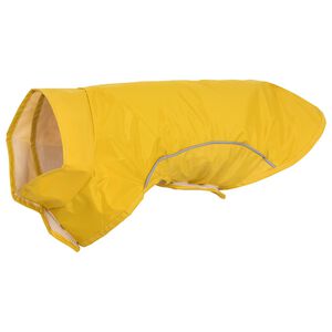 vidaXL Hunderegnfrakke med refleksstriber polyester XXS gul