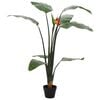 vidaXL Kunstig Strelitzia Plante Gr&oslash;n 70 x 18 x 155 cm Stof og PE