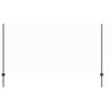vidaXL Sekskantet hegn med stolpe 50 x 1,2 m PVC-belagt st&aring;l Gr&oslash;n Mesh
