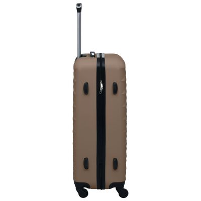 vidaXL hardcase-kuffert ABS brun
