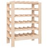 vidaXL vinreol 61,5x30x82 cm massivt fyrretr&aelig;