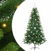 vidaXL Juletr&aelig; med 150 LED'er med stativ Gr&oslash;n 150 cm PE