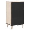 vidaXL Sideboard med skuffe Hvid 40 x 33,5 x 75 cm Massivt mangotr&aelig;