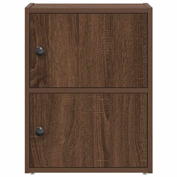 vidaXL bogreol 40x24x52 cm konstrueret tr&aelig; brun egetr&aelig;sfarve