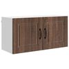 vidaXL V&aelig;gskab PORTO Brun eg 80 x 31 x 40 cm Konstrueret tr&aelig;