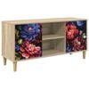 vidaXL TV-skab KIEL 102 x 33 x 50 cm Sonoma-eg Konstrueret tr&aelig;