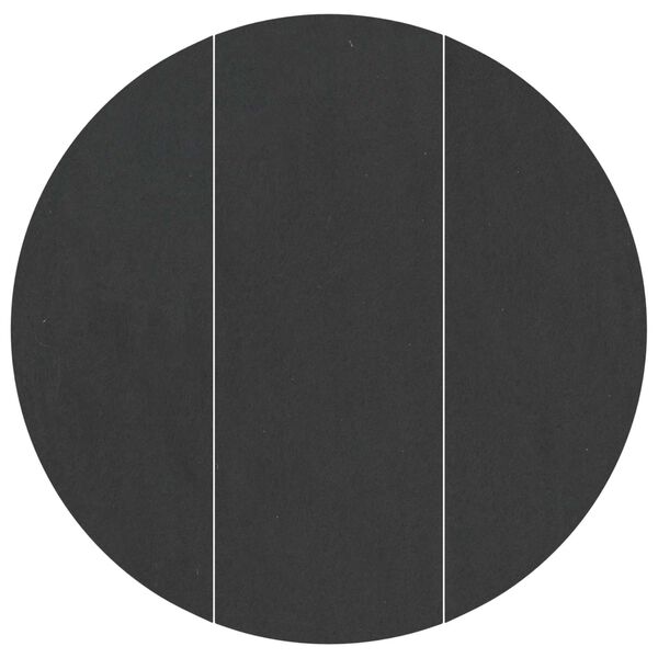 vidaXL Pool Bundark Sort &Oslash; 366 cm Non-woven stof