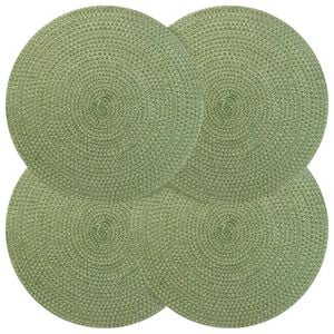 vidaXL Jute d&aelig;kkeservietter 4 stk. Olivengr&oslash;n 100% Tossa Jute